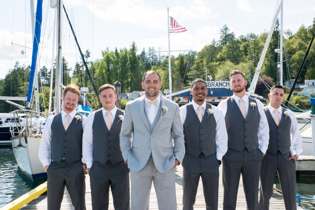 Marina, Gig Harbor, Wedding Party Photos