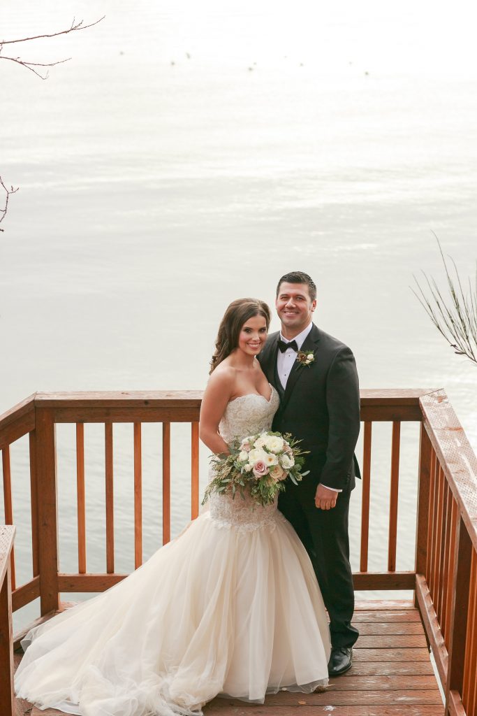 Port Gamble Wedding, Bride & Groom, Waterfront