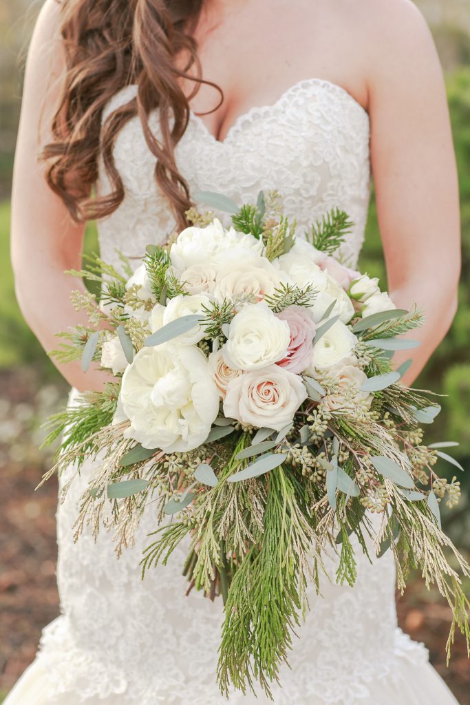 Bridal Bouquet, Peony Bouquet, Winter Wedding Bouquet