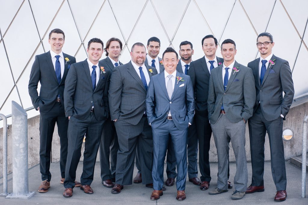 Union Station Tacoma Wedding || Photo: Genesa Richards Photography ||Groomsmen