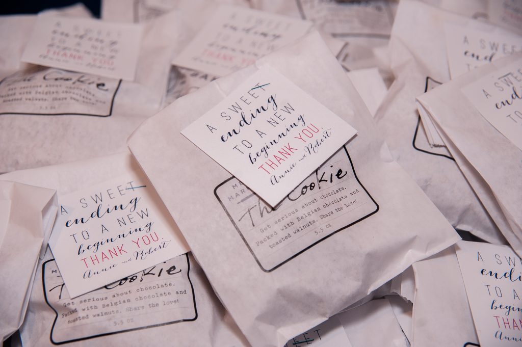 Union Station Wedding || Photo: Genesa Richards Photography ||Favors, The Cookie, Metropolitan Market