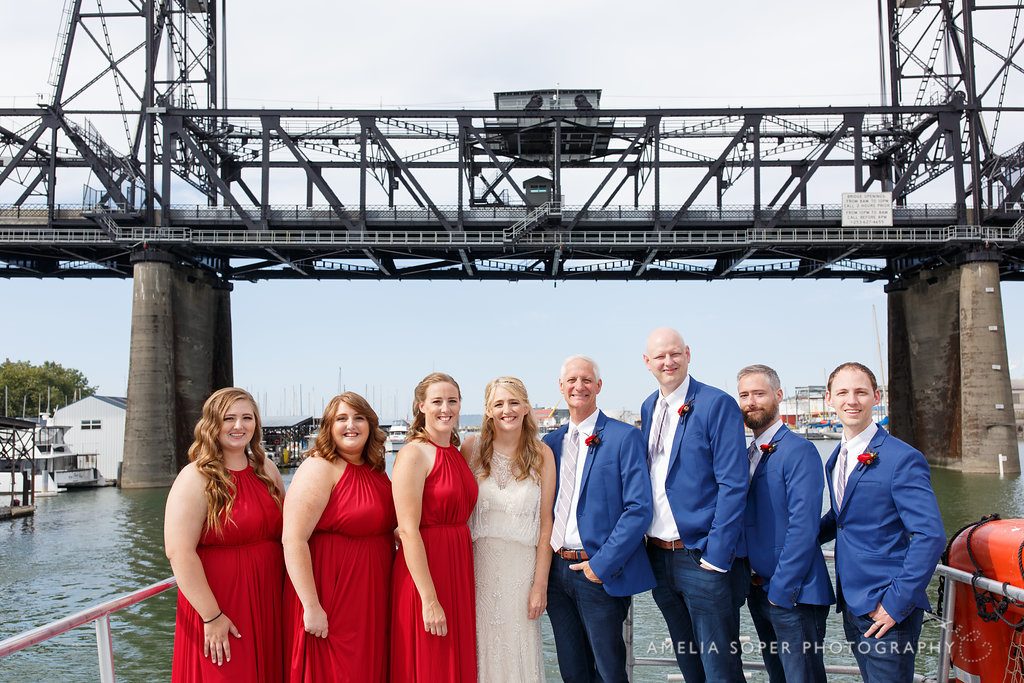 Foss Waterway Seaport Wedding Party