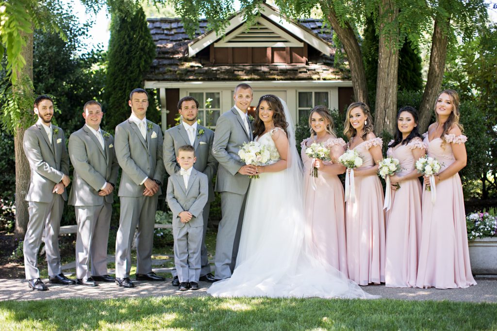 Wedding Party at Laurel Creek Manor, Flowers by Jen's Blossoms