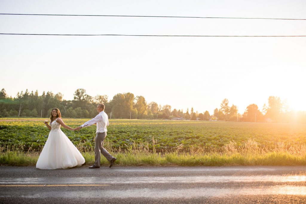 Bride & Groom at Laurel Creek Manor