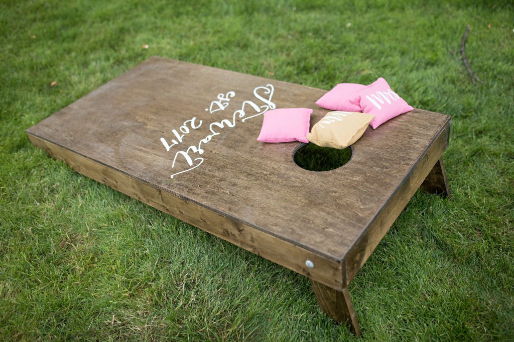 Customized Cornhole Game at Laurel Creek Manor