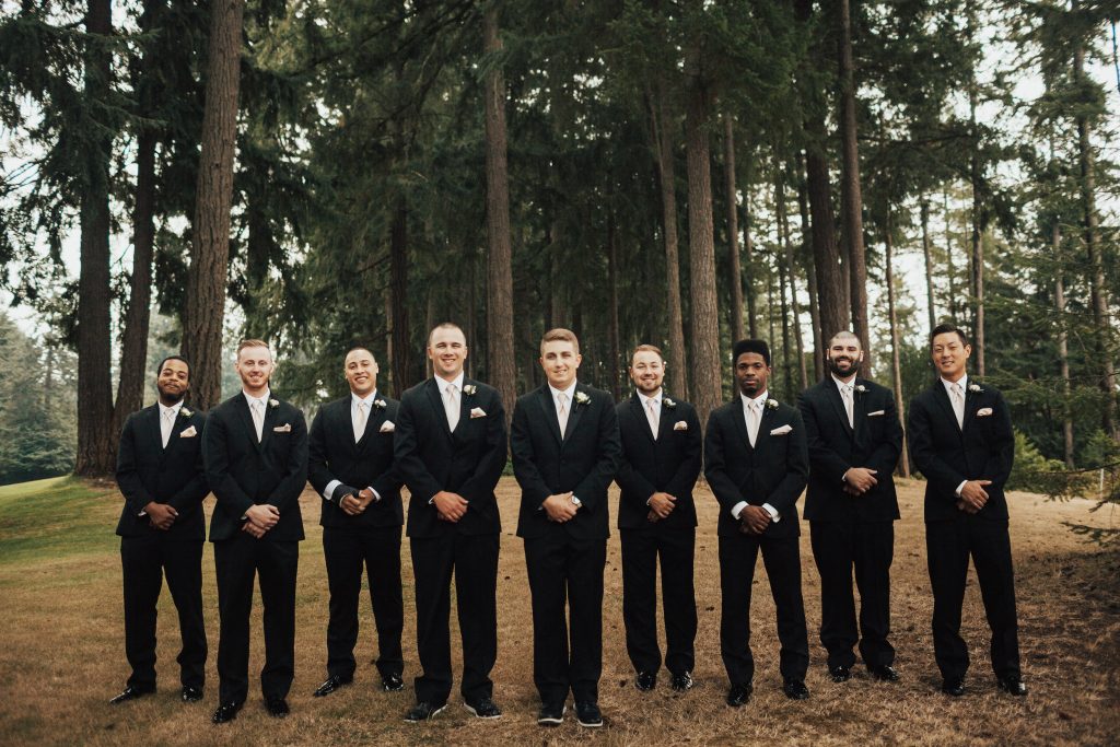 Groom with Groomsmen