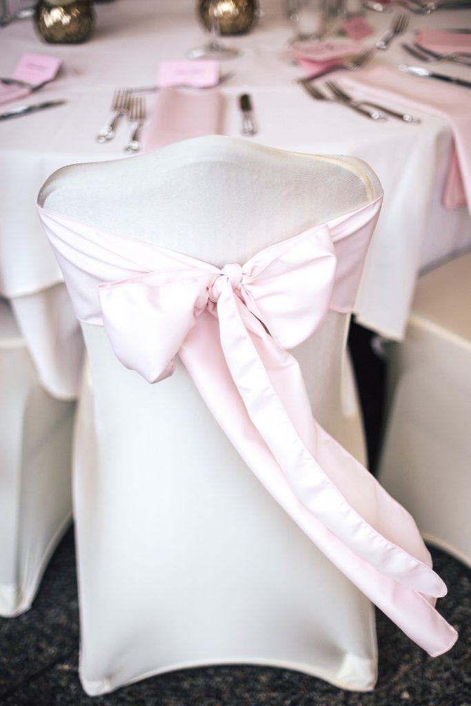 Ice Pink Chair Tie from American Party Place