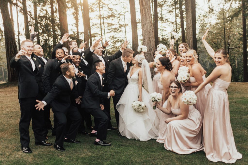 Bridal Party at Fircrest