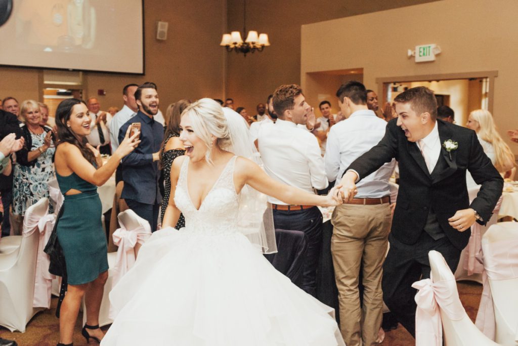 Bride & Groom at Fircrest Golf Club