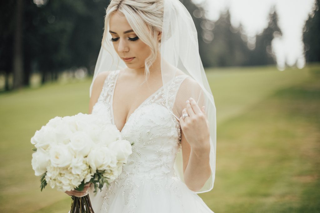 Rose and hydrangea bouquet by Jen's Blossoms